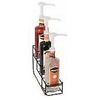 Dispense-Rite 3-Bottle Black Wire Bottle Organizer