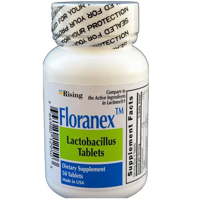 Floranex Probiotic for Colon Health Generic for Lactinex 50 Tablets per ...