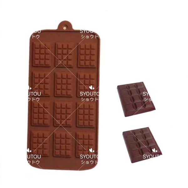 Silicone Mold, Chocolate Plate, Chocolate, Mini 12 Pieces