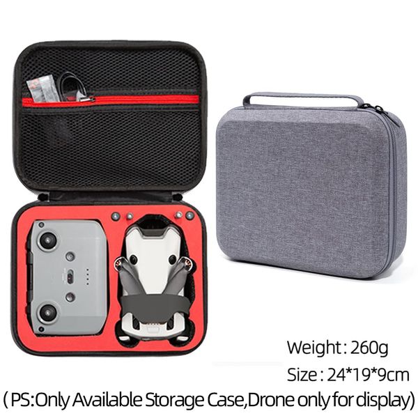 ZLiT for DJI Mini4 Pro Carrying Case,Portable Travel Bag Carrying Case for DJI Mini 4 Pro(RC-N2) Drone Combo Accessories (Inner Red)