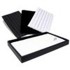 White Leatherette Continuous Track Ring Insert Pads
