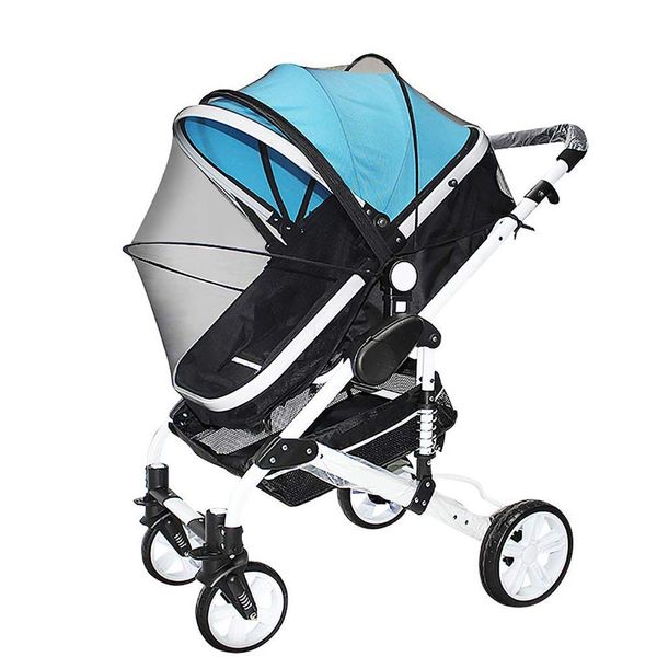 Insektenschutz/Moskitonetz Kinderwagen Reißverschluss Kinderwagen Mückennetz reißfest & waschbar fliegennetz für Kinderwagen, Sportwagen, Jogger & Reisebett idealer Schutz vor Wespen und Stechmücken