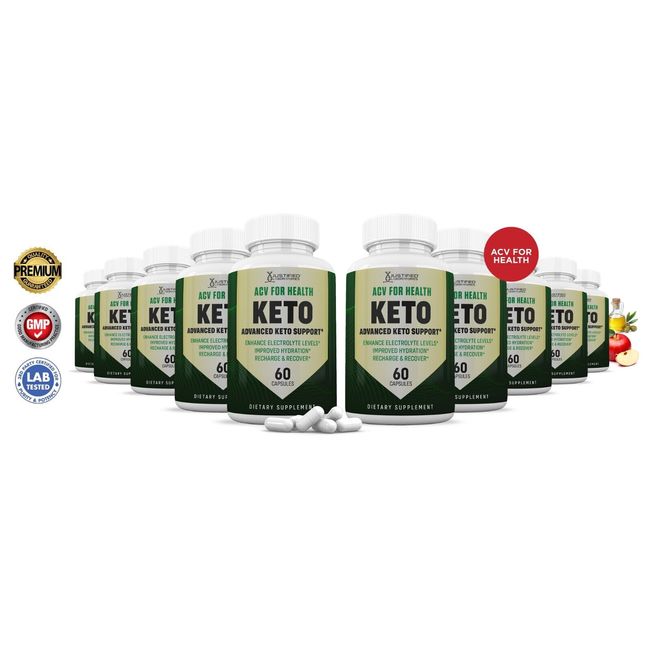 ACV For Health Keto ACV Pills 1275 MG Stronger Than Gummies Keto Pills 10 Pack