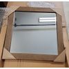 20" x 20" Wood Chevron Decorative Wall Mirror S4F