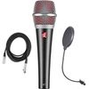 Briskdrop sE Electronics V7 Supercardioid Dynamic Handheld Vocal Microphone - Bundle with Pop Filter and XLR Cable