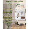 Decorative Key Holder Wall Mount for Home Decor - Stylish Mail Organizer with 9 