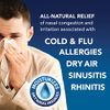 SinuCleanse Soft Tip Micro-Filtered Nasal Wash Irrigation System, Relieves Nasal Congestion & Irritation from Cold & Flu, Dry Air, Allergies, Includes 30 All-Natural, Pre-Mixed Buffered Saline Packets