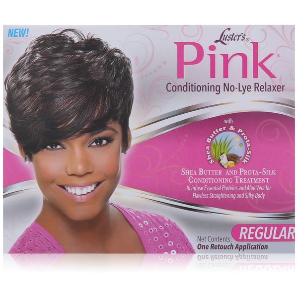 Pink Luster's Conditioning No-lye Relaxer Kit, Regular, 1 Application (Pack of 2)