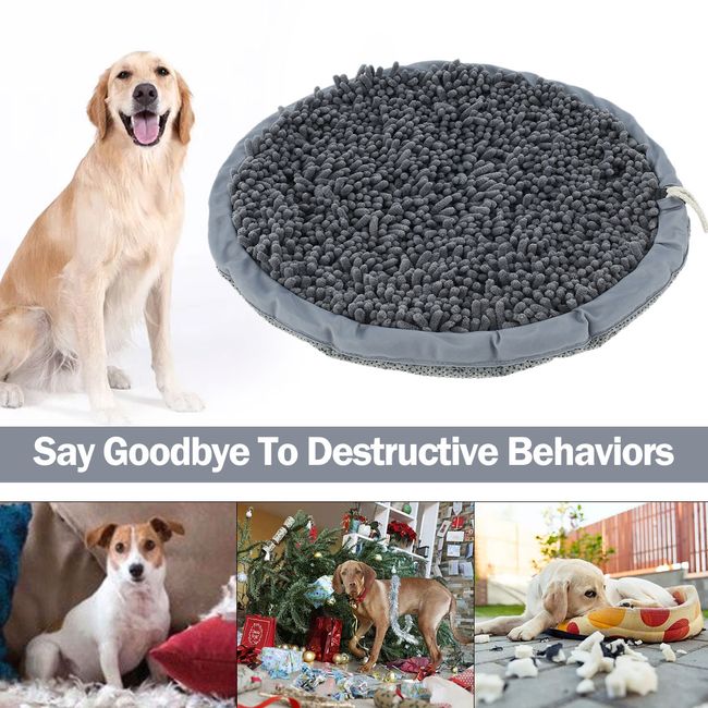 Dog Snuffle Mat Dog Paw Shape Pet Slow Feeding Pad Pet Sniffing Mat Dog  Training Toys