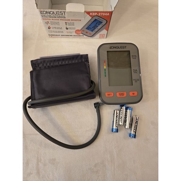 Konquest KBP-2704A automatic upper arm blood pressure monitor Health