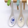 8Pcs Chinese Won Ton Soup Spoon - Reusable Plastic Table Spoon for Ramen Dumpling - White