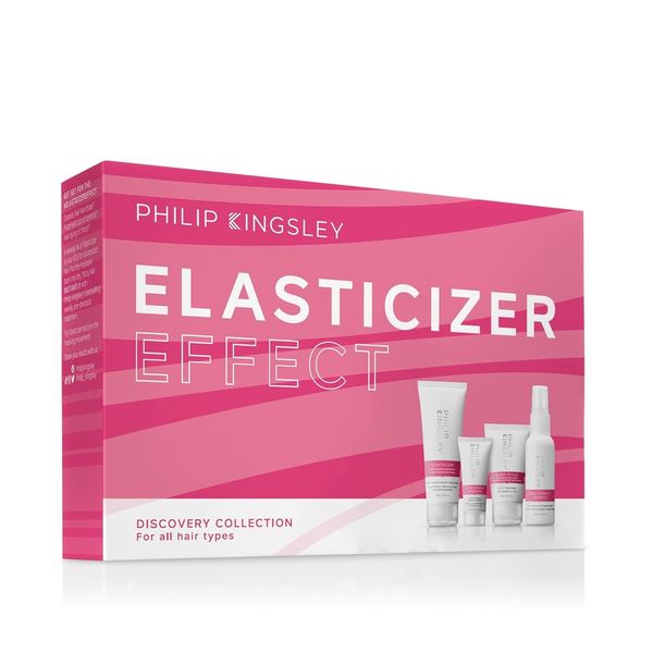 Philip Kingsley Elasticizer Deep Conditioning Treatment Hair Care Kit - Repair Hair Mask, Booster, Leave-In Conditioner Spray and Styling Cream, Adds Bounce and Shine, for Dry Damaged Hair