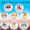 39 Personalised Ginger Jam Jar Labels, Stickers