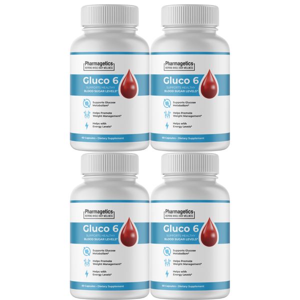 Gluco 6 - Blood Sugar Support Supplement Gluco6 - 4 Pack
