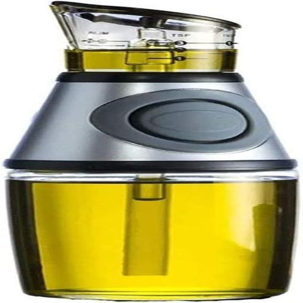 Glass Oil and Vinegar Dispenser, Wide Opening for Easy Refill and Cleaning8.5 Oz