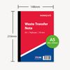 Ocean Pads Waste Transfer Note, A5, Triplicate (70109)