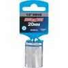 Channellock 1/2" Drive 20 mm 6-Point Shallow Metric Socket