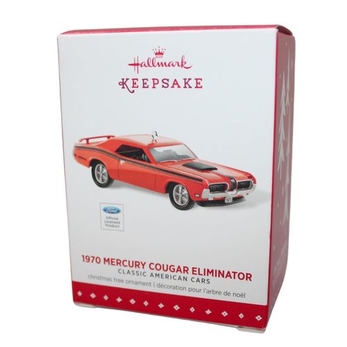 Hallmark QX9027 Ford 1970 Mercury Cougar Eliminator Car Ornament