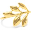Juvale Leaf Napkin Rings (1.8 Inches Gold 12-Pack)