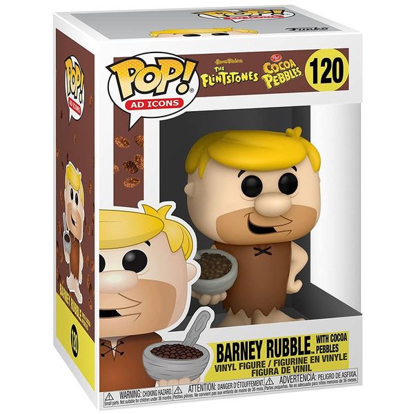 Funko Pop! Ad Icons: Cocoa Pebbles - Barney with Cereal