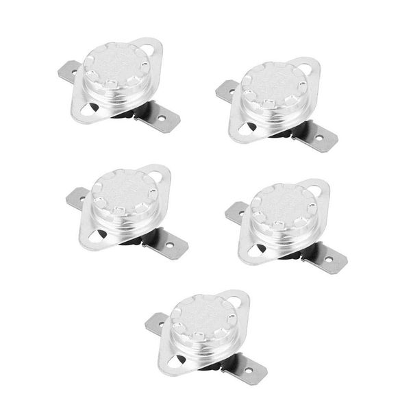 KSD301 5 Pcs Thermostat Temperature Control Switch, 250V 15A Normal Closed (65℃)