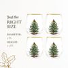 Spode Christmas Tree Stemless Wine Glasses - Set of 4