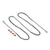 PATIKIL Bow String Replacement with 4 Nock Points for AMO 58", 14 Strands Traditional Long Bow Recurve Bowstring, Black