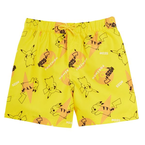 Boys Pikachu Swim Shorts 13 Years Yellow