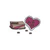 CafePress Valentine Chocolates Sticker Rectangle Bumper Sticker Car Decal