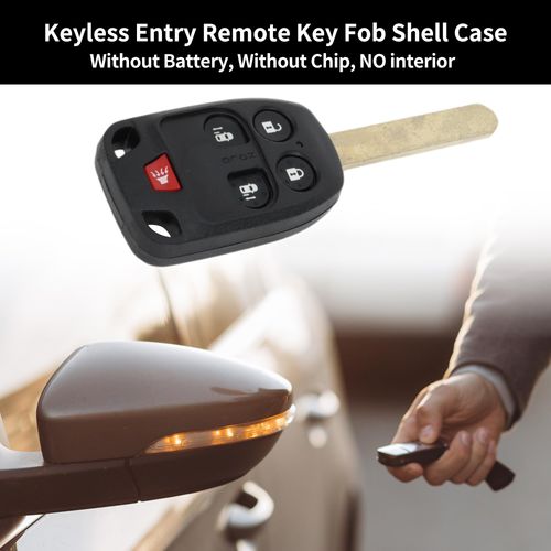 X AUTOHAUX Key Shell Case Keyless Entry Remote Key Fob Replacement Case for Honda Odyssey 2011-2013 5 Buttons N5F-A04TAA