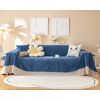 Waterproof Sofa Cover for Pets, Dark Blue Couch Covers for Sectional Sofa, Si...