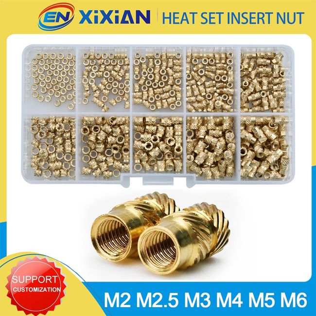 M4 Heat-Set Thread Insert - Brass