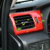 Red Dashboard Air Conditioner Vent Outlet Panel Trim Cover Frame for 4Runner 10+