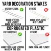 Custom Congratulations and Dr Name Yard Card, Stakes Included