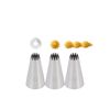 #32 Star Tip for Piping,Icing Piping Tip for Cake and Cupcake Decorating,3 Pcs