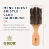 Kent Rectangular Club Handled Black Bristle Brush - OG2 (PACK OF 1)