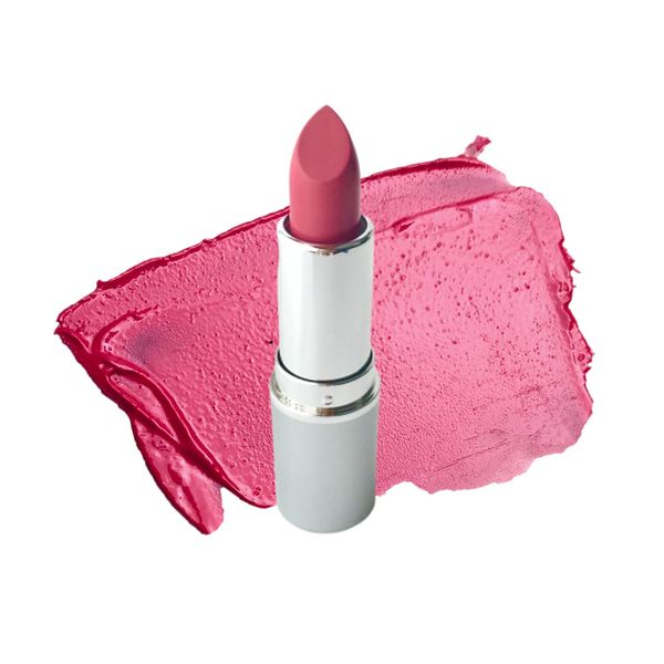 Honeybee Gardens Truly Natural Long Lasting Lipstick, Sweet Pea Lipstick, Vibrant Medium Pink, Naturally Hydrating & Nourishing, Vegan, Gluten-Free & Cruelty-Free, 0.13 oz / 3.8 g