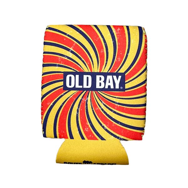 OLD BAY Retro Swirl / Can Cooler - 1 / Yellow