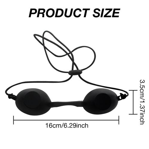 RTRTGS Pack of 4 UV Safety Glasses, Solarium Glasses, UV Eye Protection, Reliable Infrared Solarium Safety Glasses for Laser Therapy, IPL Hair Removal, UV Protection, black