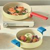 Danish 8" Low Stock Pot with Lid, Nonstick Ceramic Coating Multi Casserole