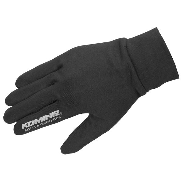 Komine 06-847 GK-847 Thermal Inner Motorcycle Gloves, S, Black