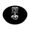 Synthesizer Head Skeleton Nerd Producer Studio Analog Synth PopSockets Swappable PopGrip