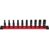 Milwaukee Electric Tool 10 Piece Deep 1/4"" Drive Sae