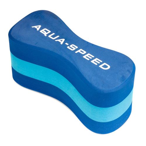 Aqua Speed Pull Buoy Swimming Aid Curved Design 3 Layers Swimming Training Eva Foam Colour: Blue/01