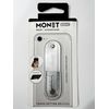 MONET Universal Phone Grip + Kickstand with Adjustable Strap (Silver Matte, Solid)