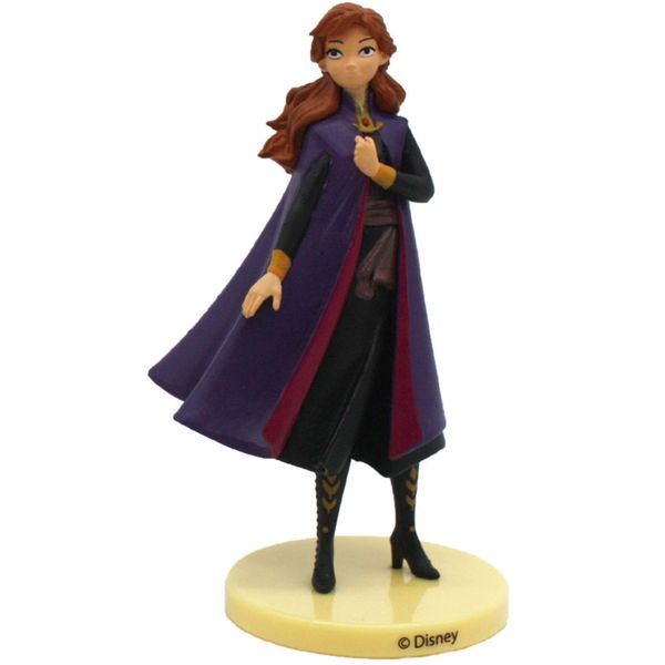 Dekora - 347171 Die Eiskönigin Anna Tortenfigur - 9,5cm, PVC