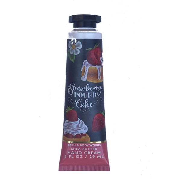 Bath Body Works Shea Butter Hand Cream Strawberry Poundcake 1oz