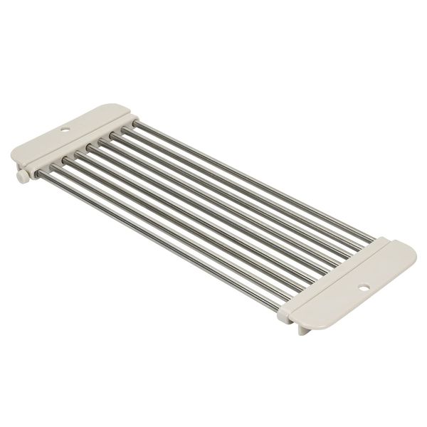 Liberty Corporation LD-194 Style Storage Stainless Steel Sink Slide Rack Drain Basic, Warm Gray, Width 15.7 - 29.1 inches (40 - 74 cm)