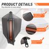 7/8" Motorcycle Smoke Hand Guard Wind Deflector For Buell Lightning Thunderbolt