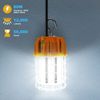 80W LED Temporary Work Light Construction Jobsite Lighting 5000K 12000LM Plug-In